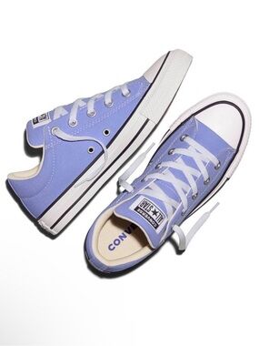 Converse - Kids' Street Low Slip-On Sneakers - periwinkle